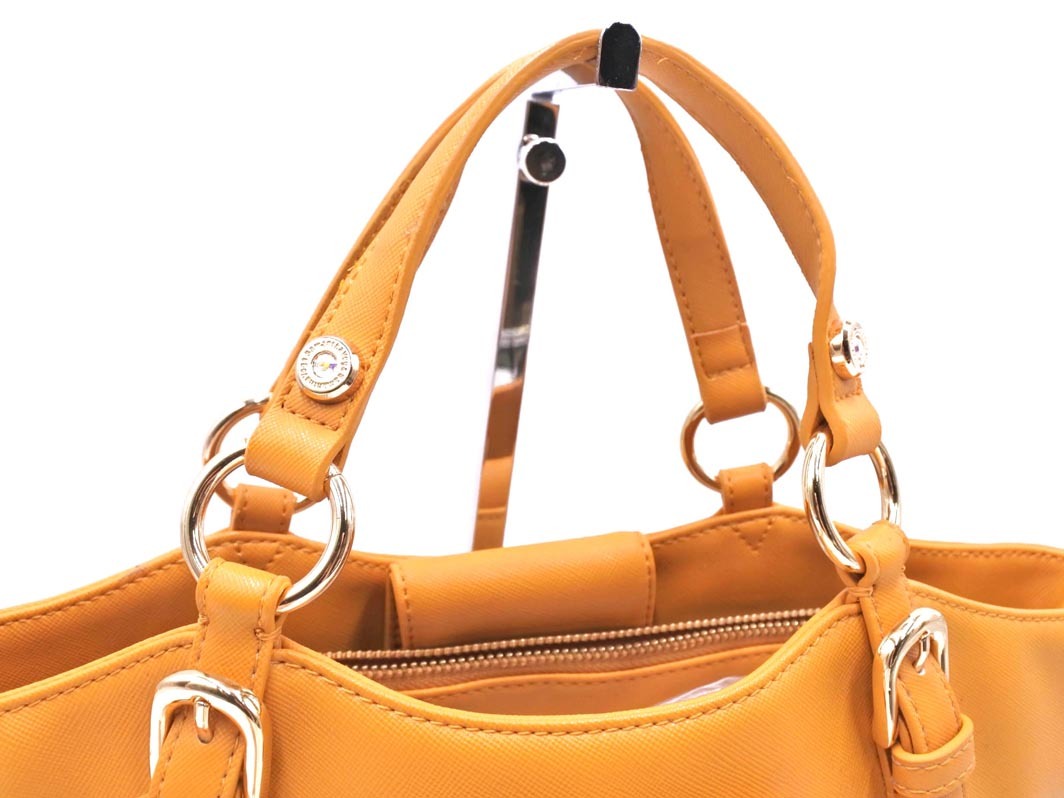 Samantha Vegasa man sa Vega кожа лента ручная сумочка желтый ## * fic2 женский 