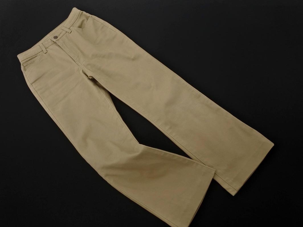 EDWIN エドウィン フレア パンツ size30ｘ32/ベージュ ■■ ☆ fic2 レディース