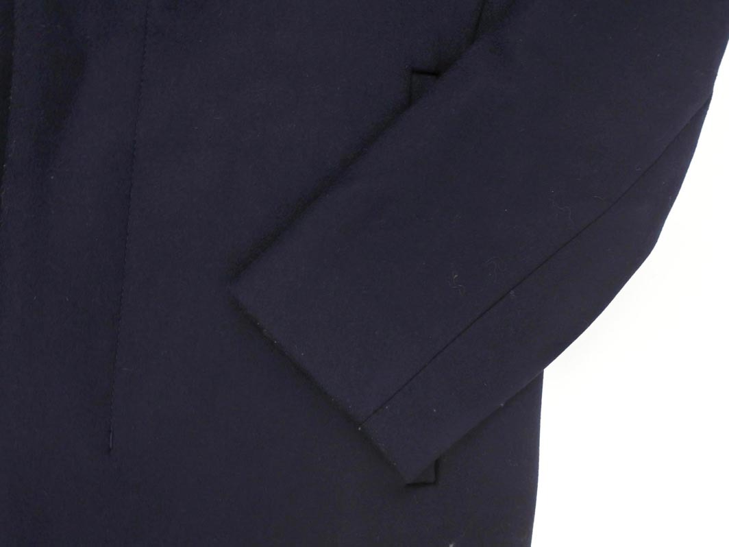 theory теория шерсть . воротник-стойка пальто sizeXS/ темно синий *#* * fic2 мужской