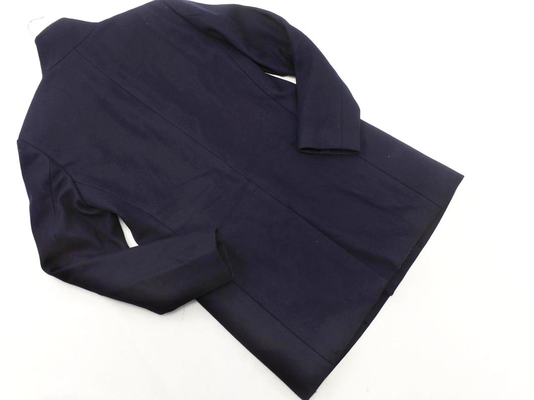 theory теория шерсть . воротник-стойка пальто sizeXS/ темно синий *#* * fic2 мужской