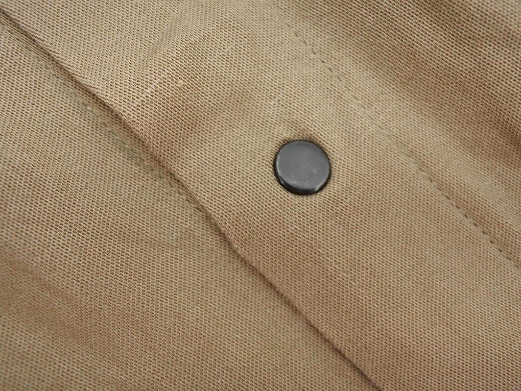 MACPHEE マカフィー トゥモローランド リネン混 ギャザー シャツ ワンピース size36/カーキ ■◇ ☆ fic4 レディース_画像5