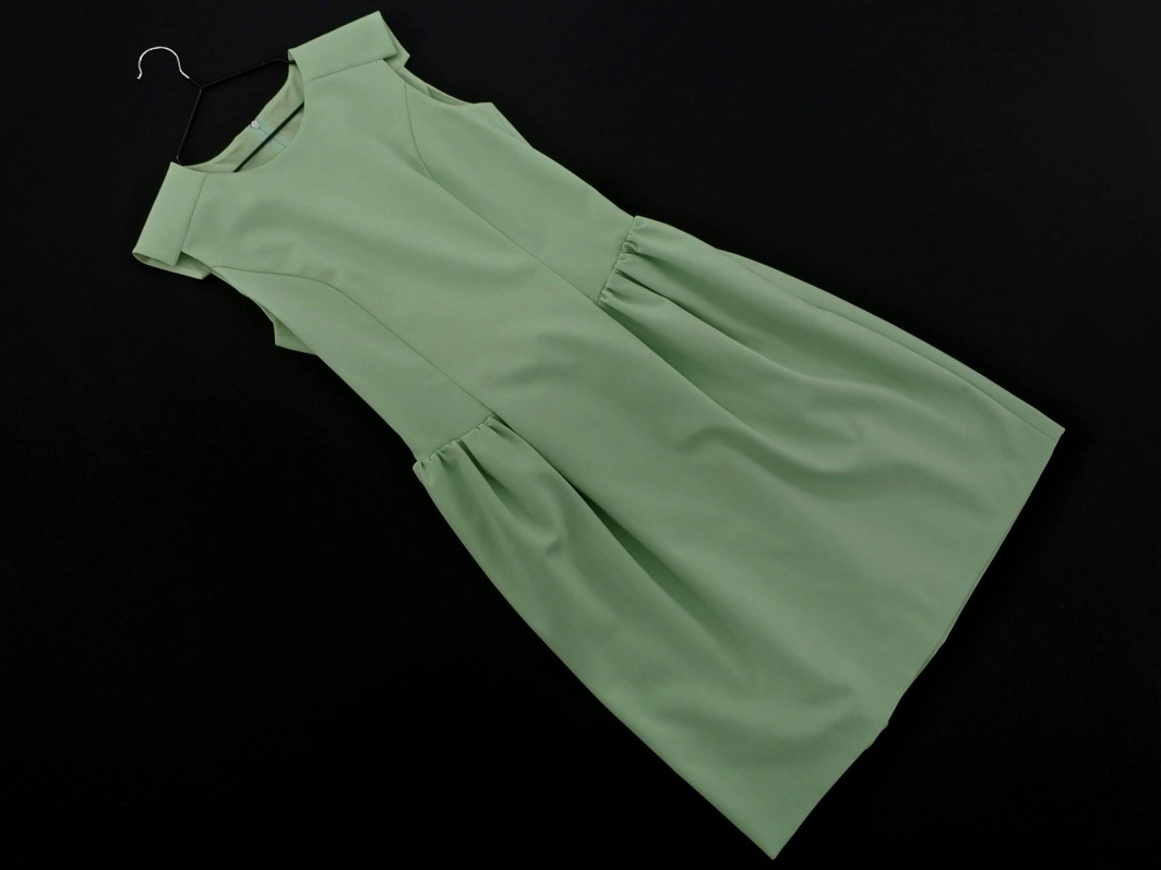 foxey フォクシー ノースリーブ ワンピース size38/緑 ■◆◎ ☆ fic4 レディース_画像1