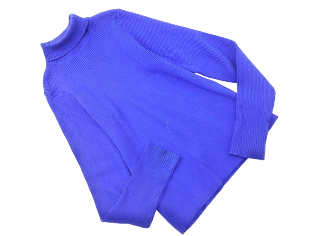 mystic ミスティック ハイネック ニット セーター sizeF/青 ◇■ ☆ fic4 レディース_画像1