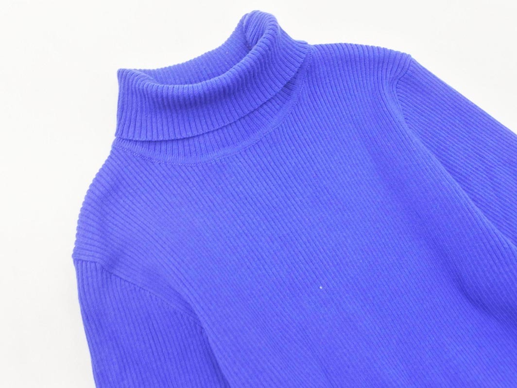 mystic ミスティック ハイネック ニット セーター sizeF/青 ◇■ ☆ fic4 レディース_画像2