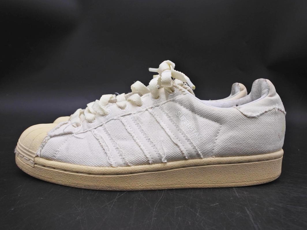 adidas originals アディダスオリジナルス FX5534 SUPERSTAR ローカット スニーカー size25/オフホワイト ■■ ☆ fic4 レディース_画像2