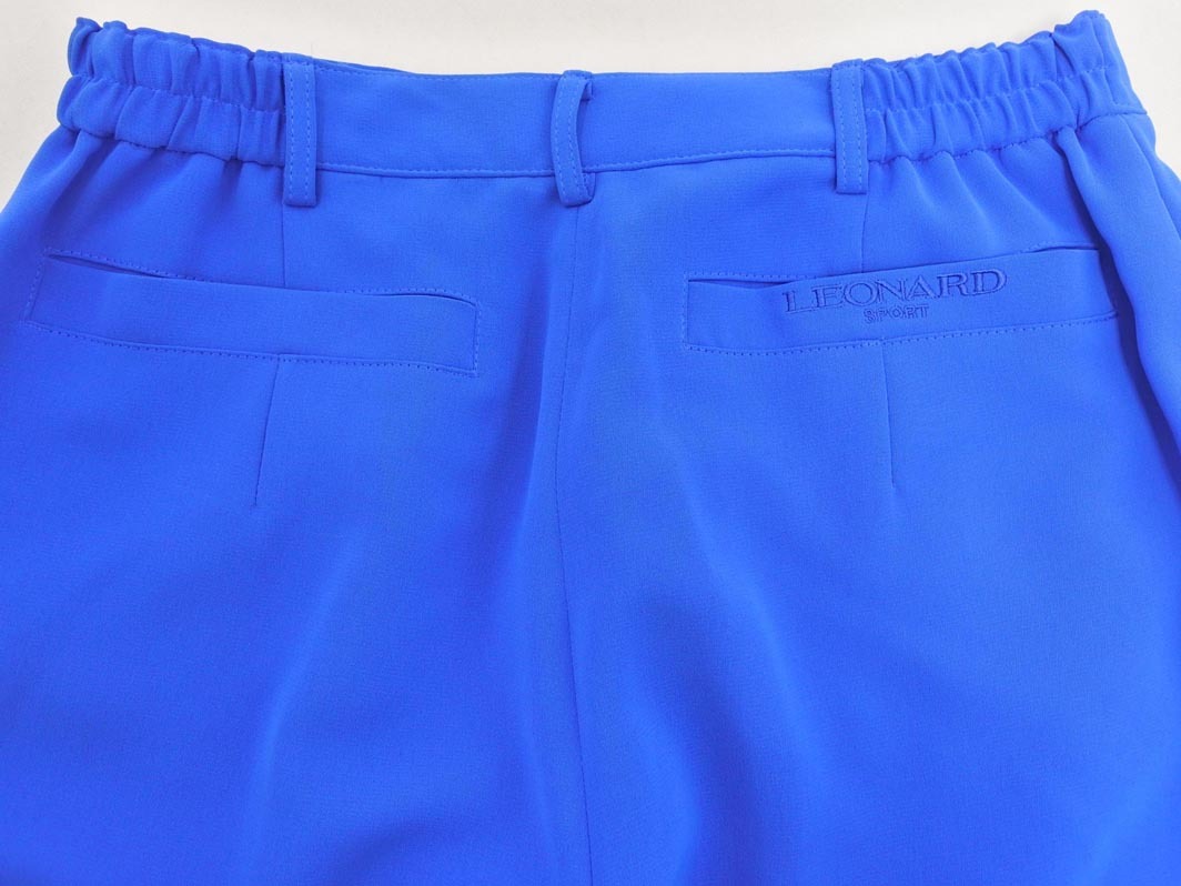 LEONARD レオナール SPORT テーパード パンツ size70/青 ■◇ ☆ fic4 レディース_画像7