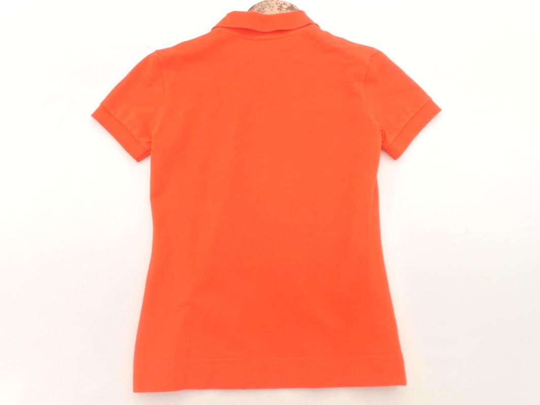 ネコポスOK LACOSTE ラコステ カノコ ポロシャツ size38/赤 ■◆ ☆ ffc6 レディース