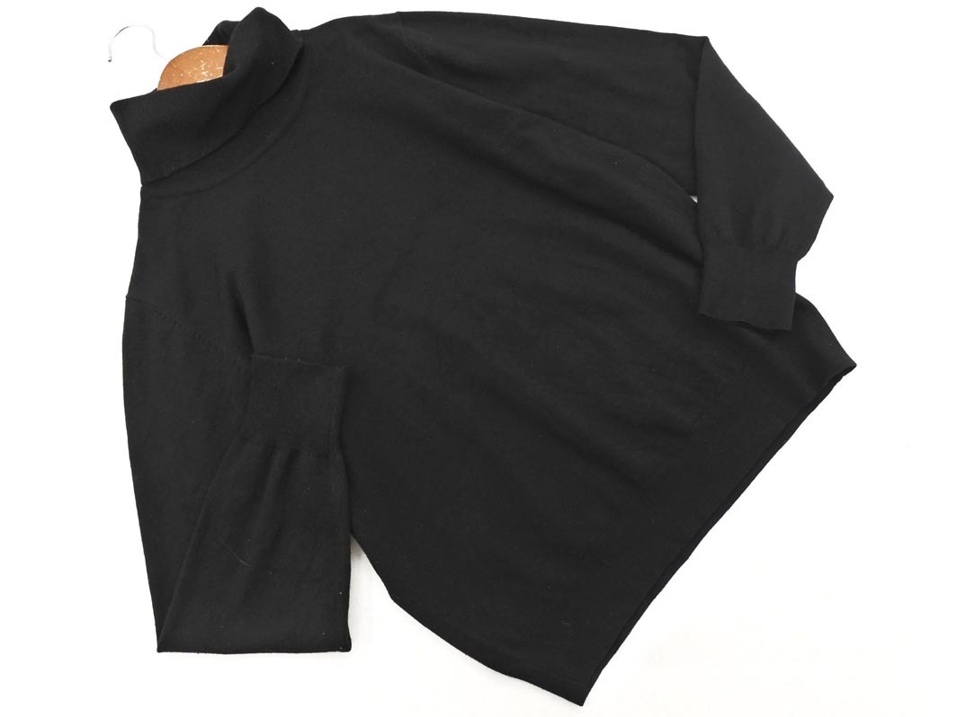 Rope Picnic ロペピクニック タートルネック ニット セーター size40/黒 ◇■ ☆ fic6 レディース_画像1