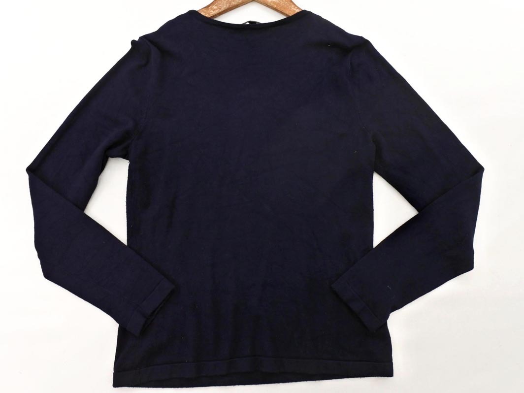 LAURA ASHLEY ローラ アシュレイ ビーズ ニット セーター sizeS/紺 ◇■ ☆ fic6 レディース_画像7