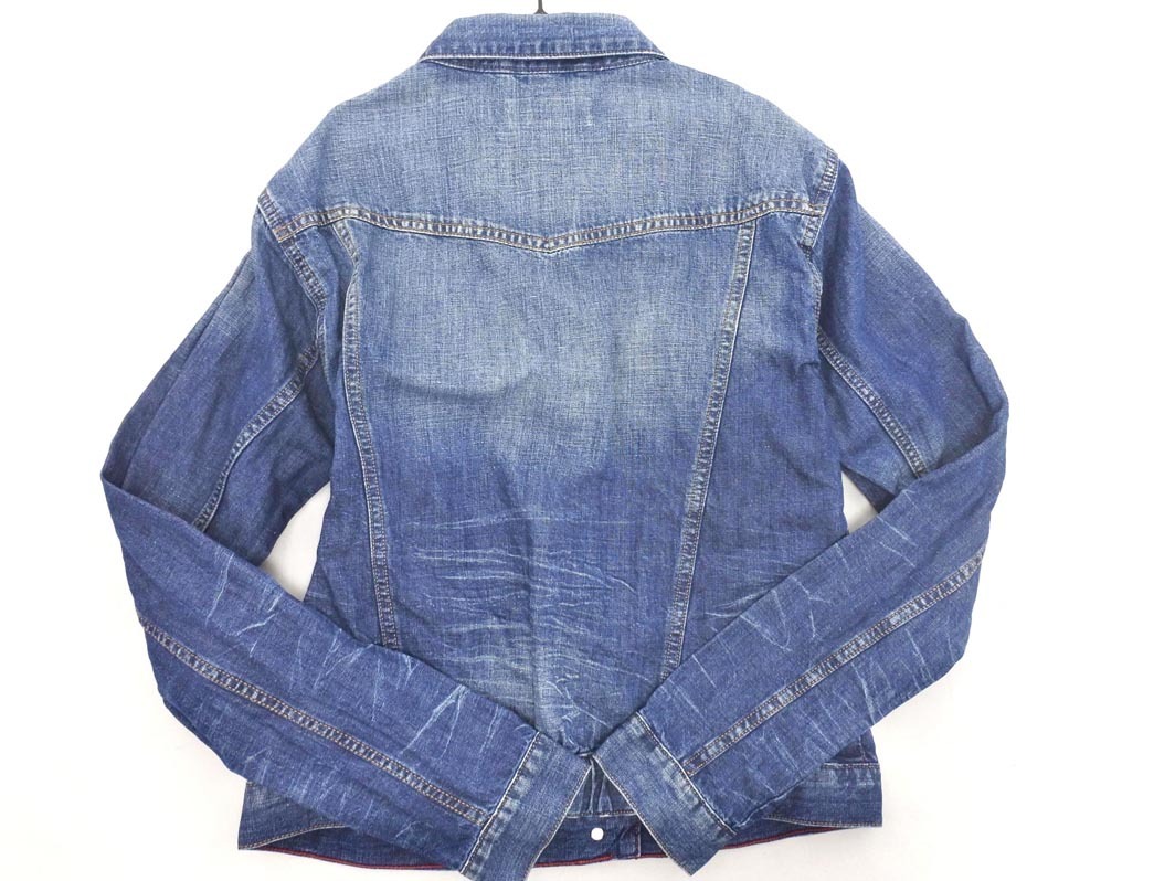 ZARA basic ザラ ベーシック Gジャン デニム ジャケット sizeM/青 ◇■ ☆ fic5 レディース_画像5