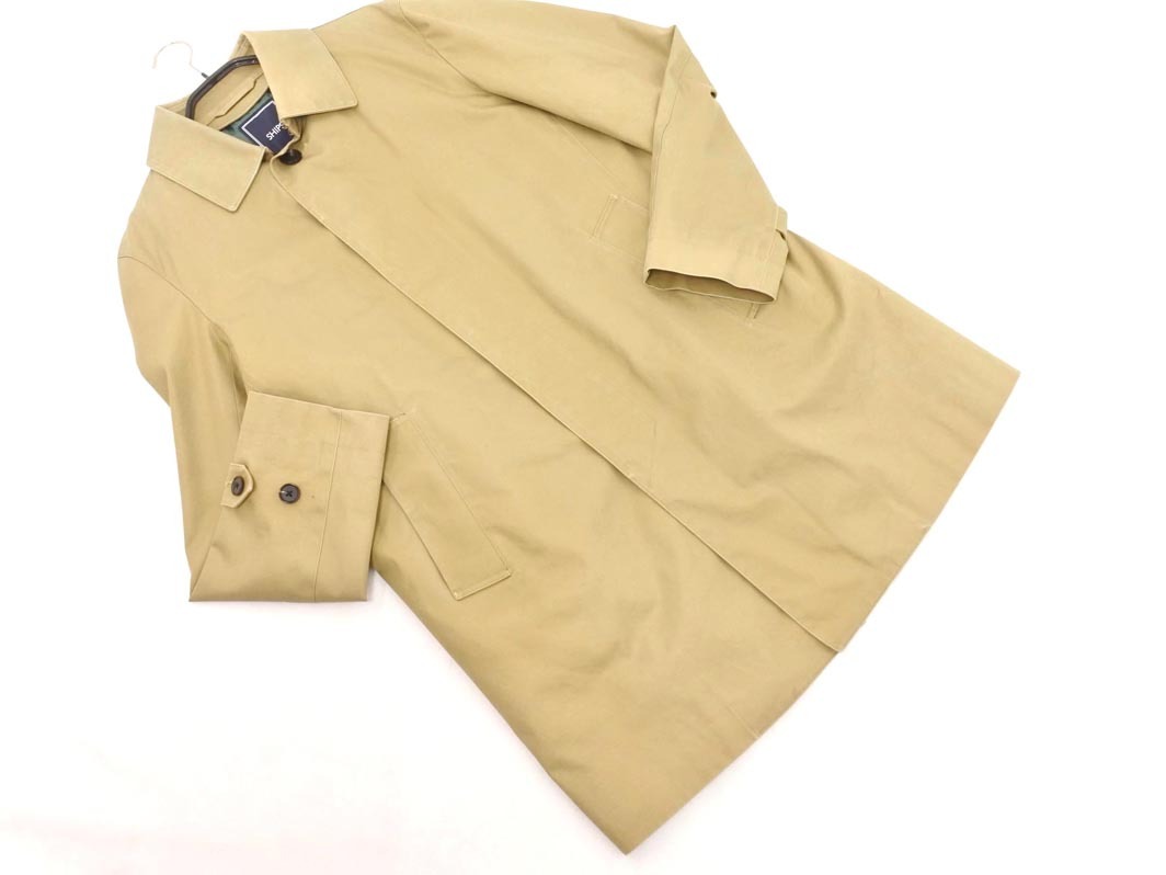 SHIPS シップス キルティングライナー付き ステンカラー コート sizeS/ベージュ ◇■ ☆ fic6 メンズ_画像1