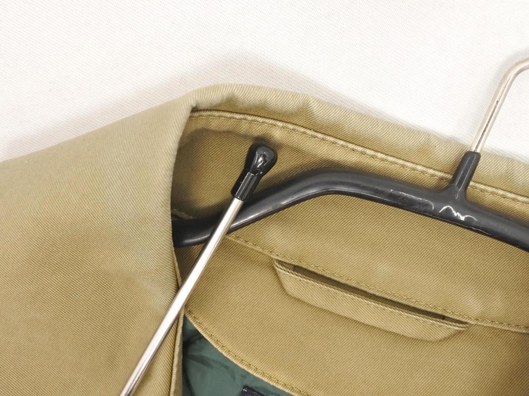 SHIPS シップス キルティングライナー付き ステンカラー コート sizeS/ベージュ ◇■ ☆ fic6 メンズ_画像6