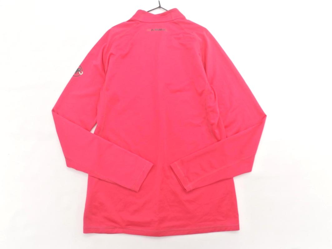 ネコポスOK MAMMUT マムート ハーフジップ トレーニング カットソー sizeM/ピンク ◇■ ☆ fic6 レディース_画像8