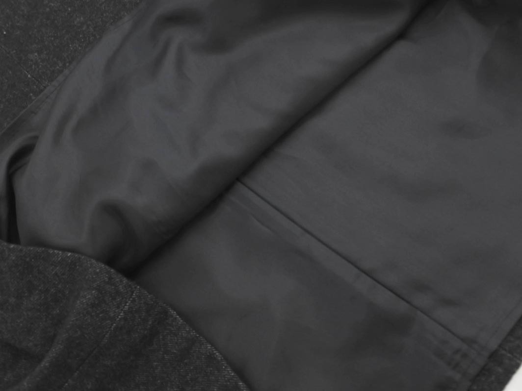 新品 KUMIKYOKU 組曲 大きいサイズ ウール混 膝丈 スカート size5/チャコール ◇■ ☆ fic5 レディース