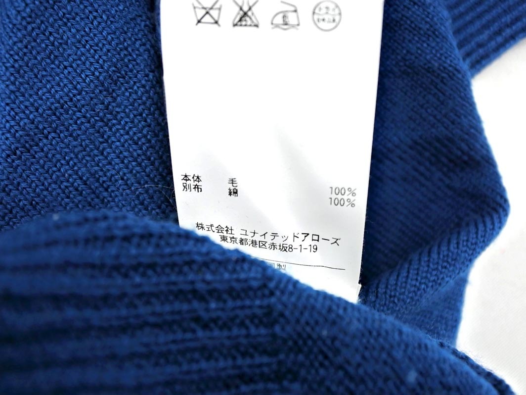 BEAUTY & YOUTH ビューティ&ユース ユナイテッドアローズ ニット セーター sizeS/青 ◇■ ☆ fic5 メンズ_画像5