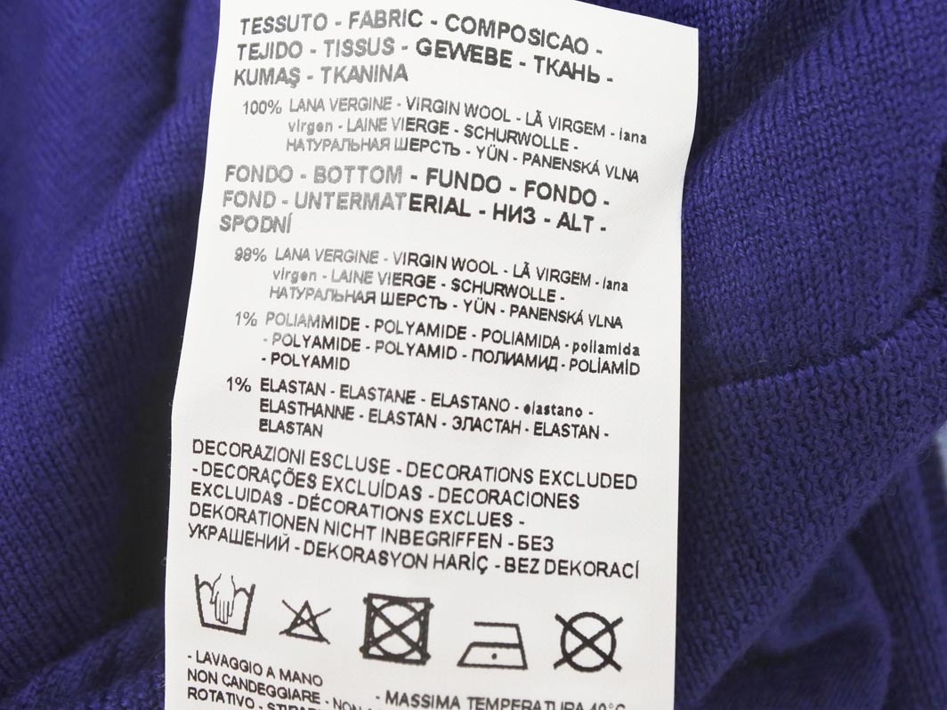 EMPORIO ARMANI Emporio Armani шерсть . кардиган sizeM/ синий *# * fic5 женский