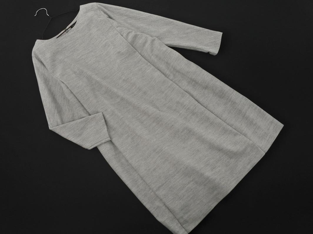 23 район шерсть . One-piece size40/ серый *# * fic5 женский 