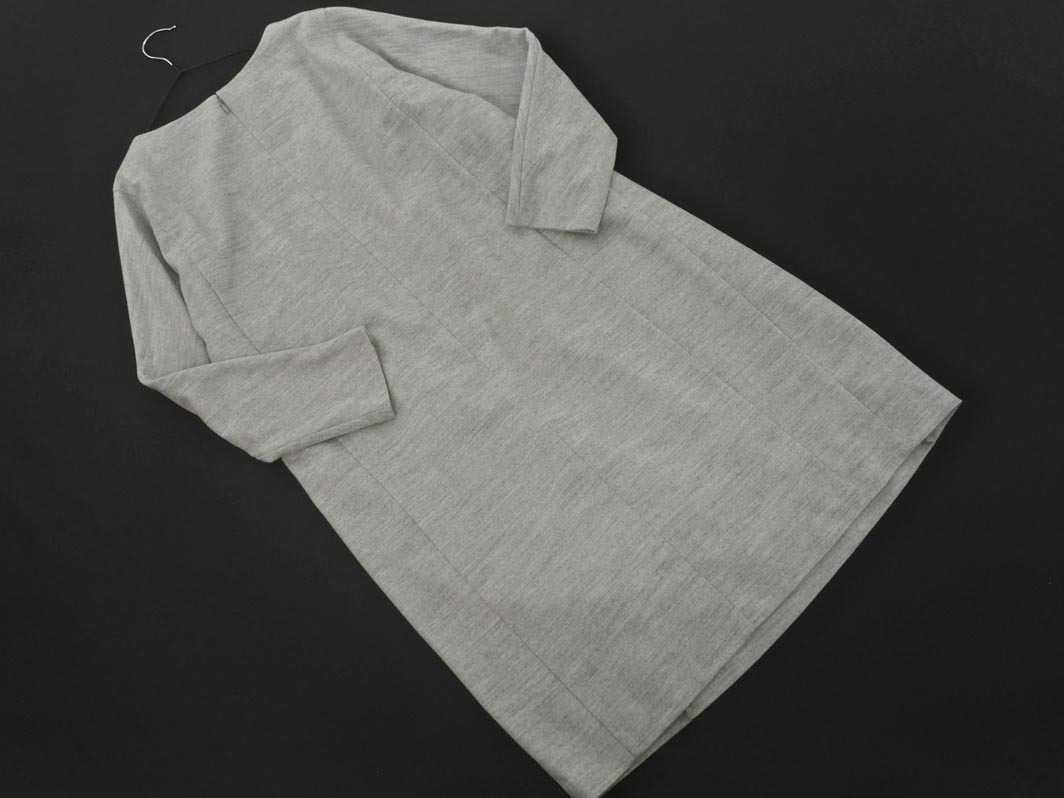 23 район шерсть . One-piece size40/ серый *# * fic5 женский 