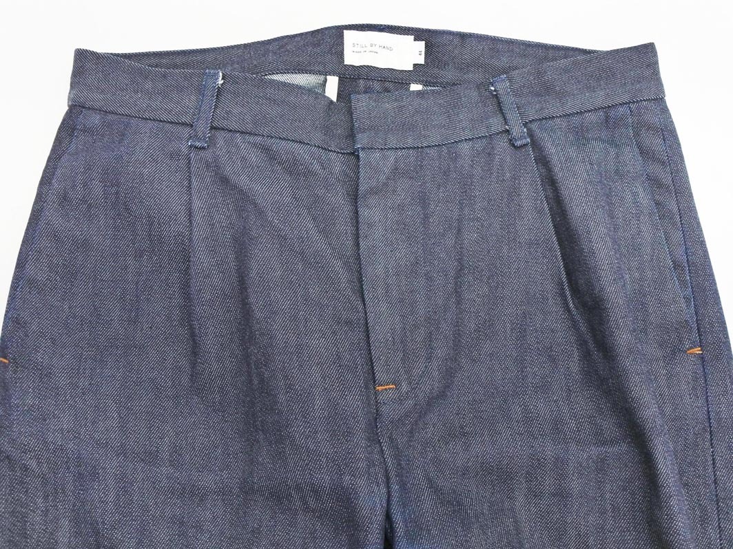 STILL BY HAND スティルバイハンド テーパード デニムパンツ size44/紺 ■■ ☆ fic5 メンズ