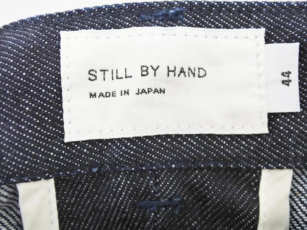 STILL BY HAND スティルバイハンド テーパード デニムパンツ size44/紺 ■■ ☆ fic5 メンズ