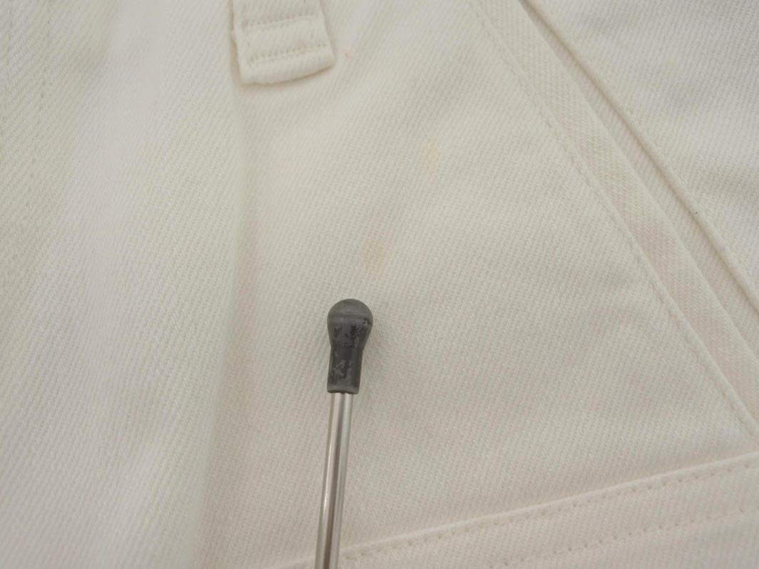 BALENCIAGA バレンシアガ 426658 デニムパンツ size36/オフホワイト ■■ ☆ fic6 レディース_画像4