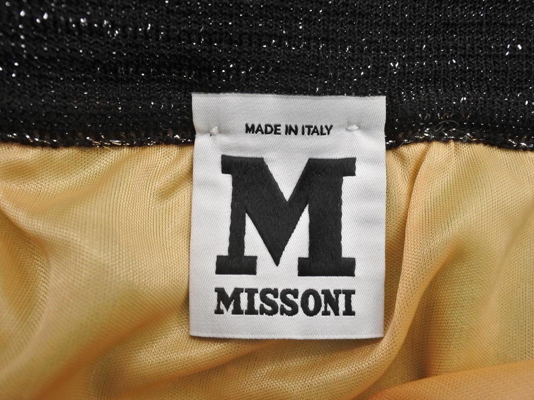 ネコポスOK M MISSONI ミッソーニ ニット ミニ スカート size40/カラフル ■◆ ☆ fic6 レディース