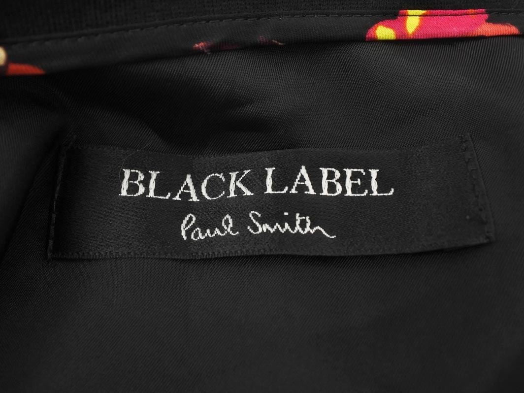 Paul Smith BLACK LABEL ポールスミス ブラックレーベル タック スカート size40/黒 ■■ ☆ fic9 レディース