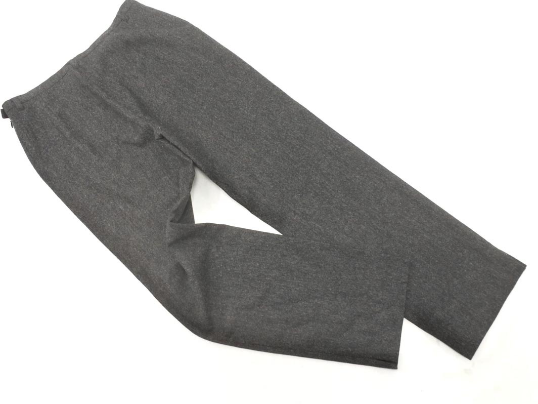 agnes b アニエスベー ウール100% ワイド パンツ size40/チャコール ◇■ ☆ fic9 レディース_画像4