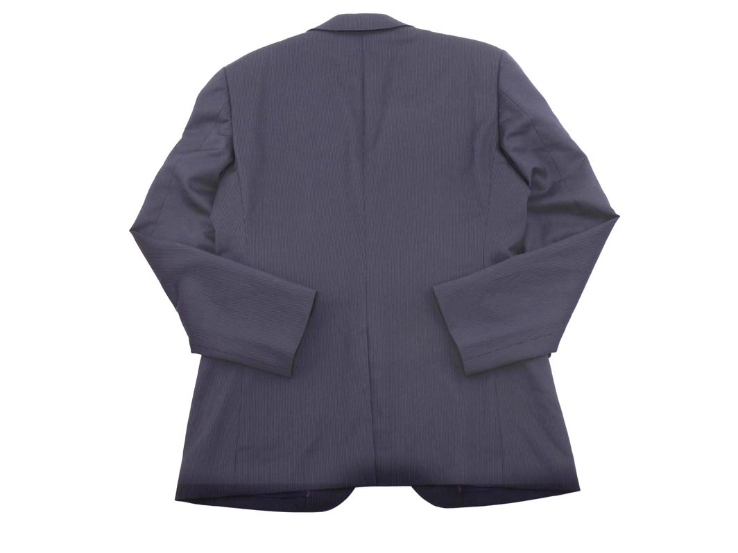 NICOLE ニコル ストライプ テーラード ジャケット size48/紺 ■■ ☆ fic9 メンズ_画像6