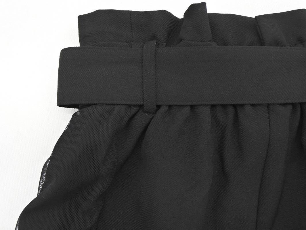 INGNI イング チュール 切替 ロング スカート sizeM/黒 ■■ ☆ fid0 レディース_画像5