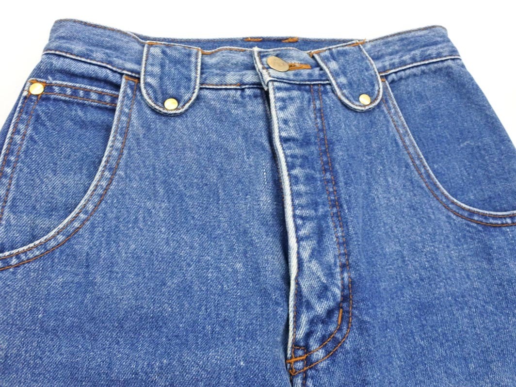 TRUSSARDI トラサルディ テーパード デニムパンツ size38/青 ■■ ☆ fid0 レディース_画像3