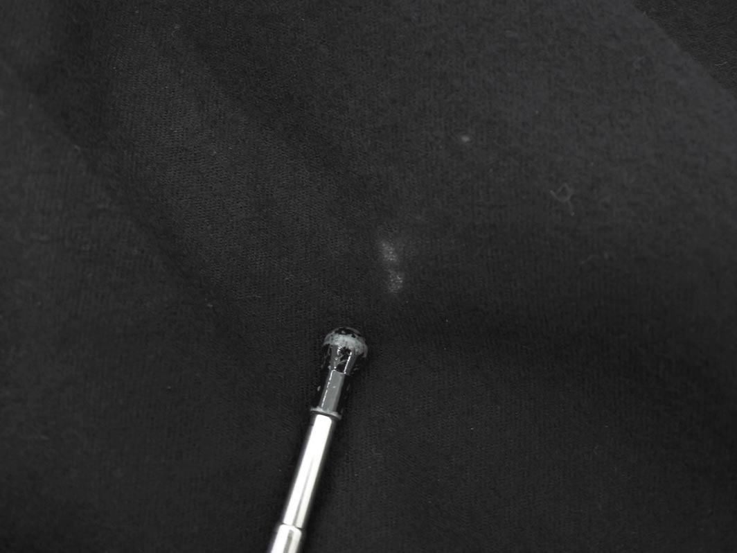 1er Arrondissement プルミエアロンディスモン ウール100% タック ワイド パンツ size36/黒 ◇■ ☆ fid0 レディースの画像3