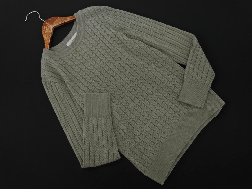 URBAN RESEARCH アーバンリサーチ ケーブル編み ニット セーター sizeF/グレー ◇■ ☆ fid0 レディース_画像1