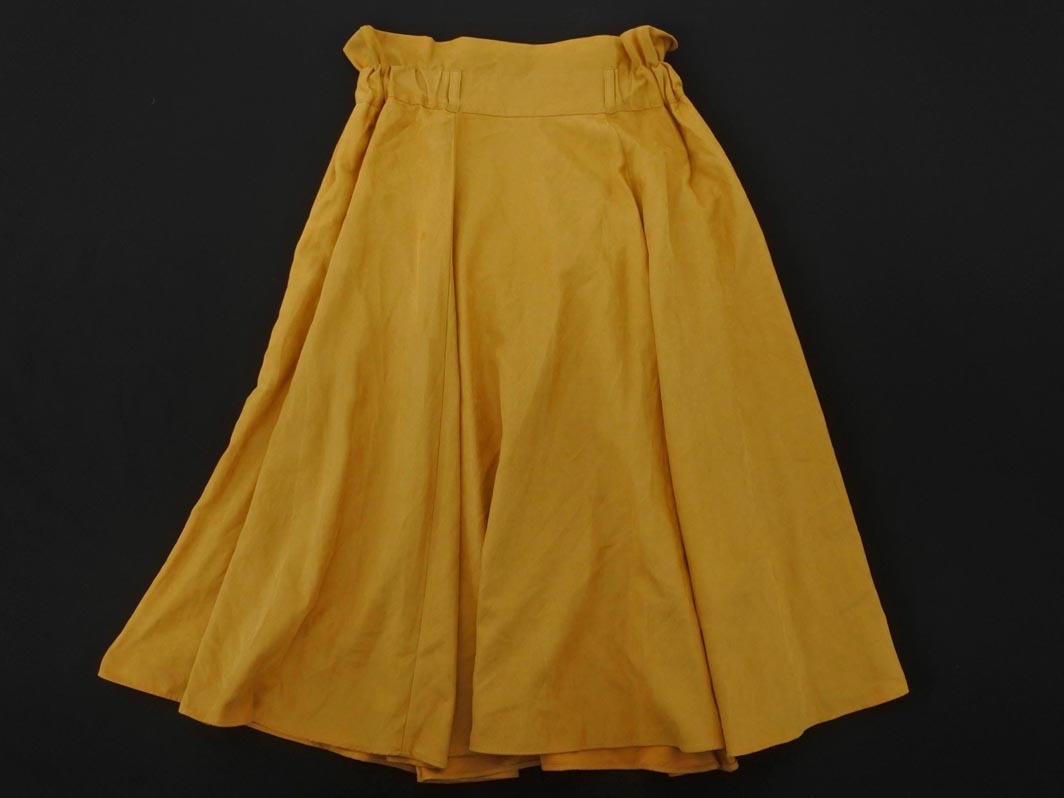 SHIPS シップス フレア スカート マスタード ◇■ ☆ fid0 レディース_画像4