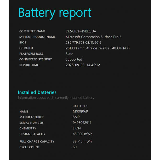 バッテリー◎ 12 Surface Pro6 2in1 タブレットPC Surface Pro 1796 Core i5-8350U windows11 pro 8GB SSD256GB カメラあり オフィス C094)_画像2