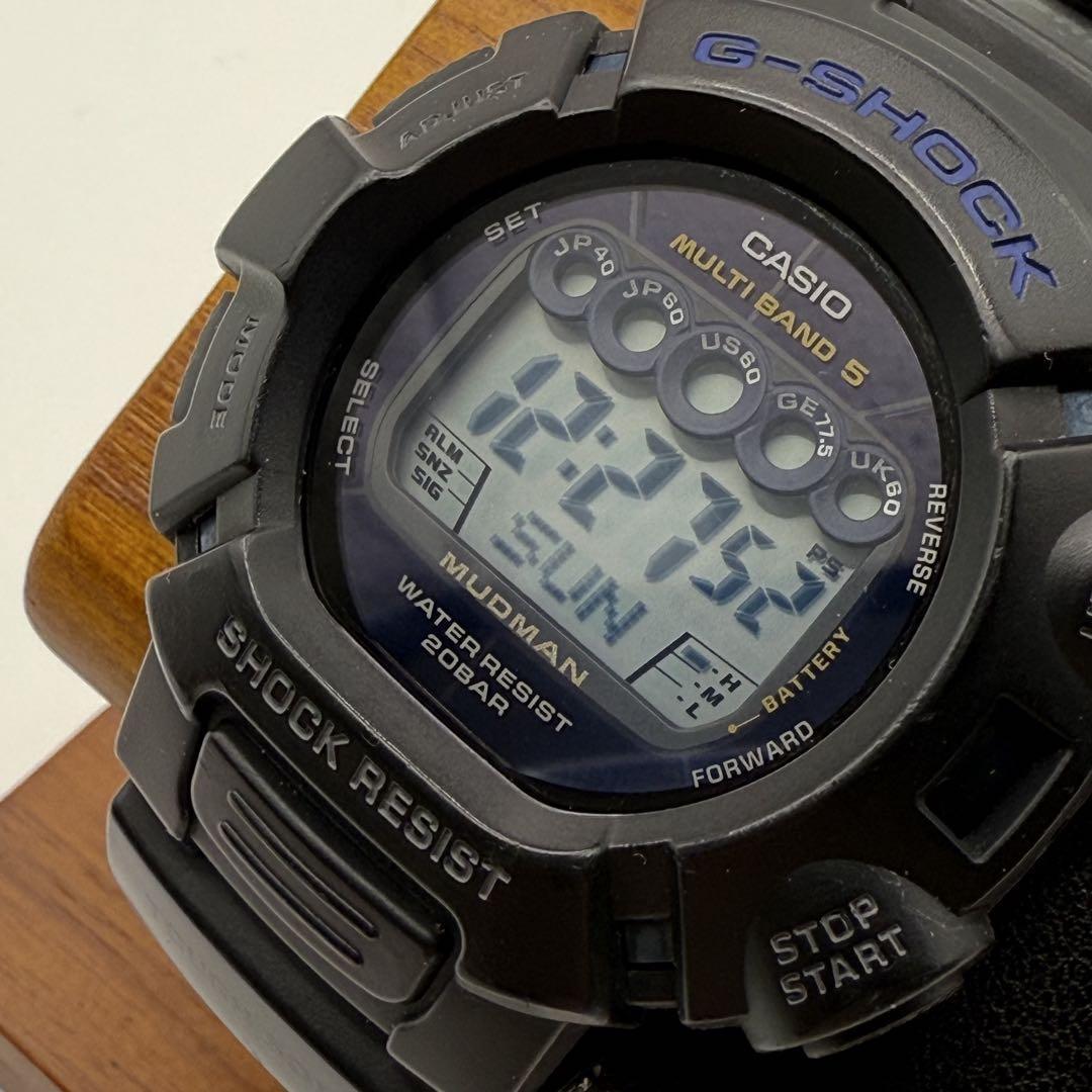 【美品】CASIO GW-9025C MUDMAN 【電波ソーラー】 極美品 G-SHOCK GW-9025C マッドマン 25周年限定 電波ソーラー