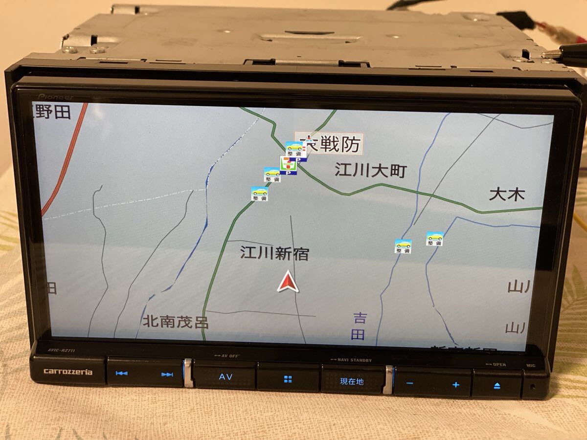 ★ carrozzeriaカーナビAVIC-RZ711-E ★地図データ2020年_画像3