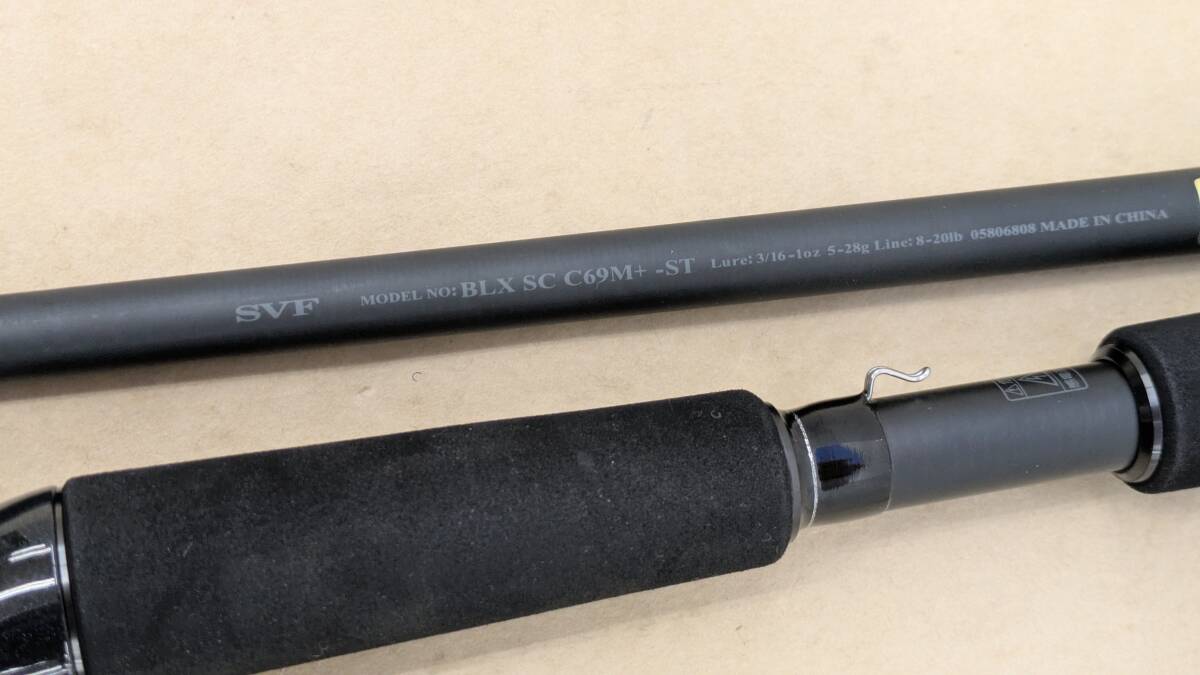 ◎D341/中古!! ダイワ ブラックレーベル BLX SC C69M+ -ST グリップ脫著式１ピース /収納袋付