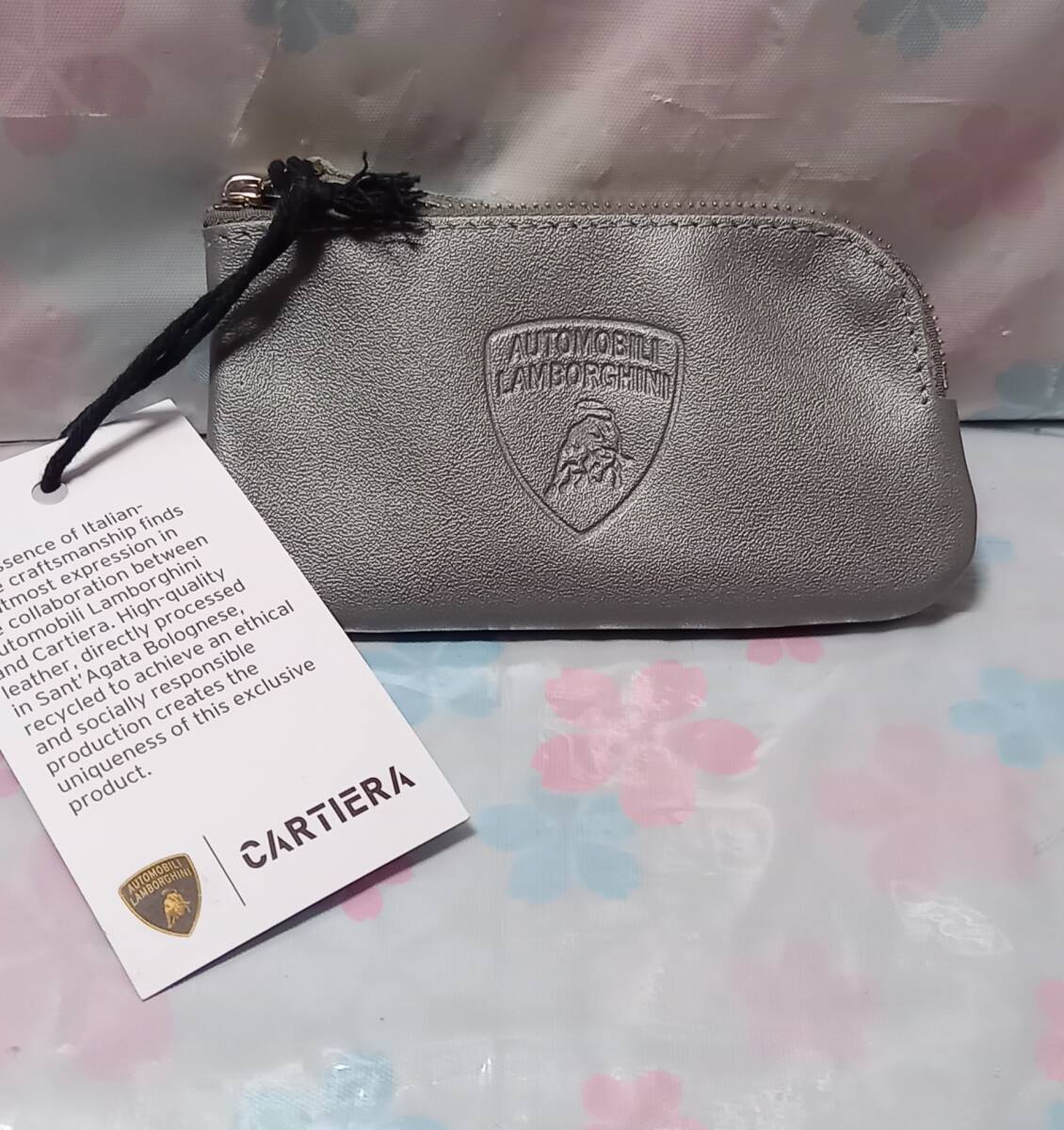 ノベルティ　非売品　LAMBORGHINI　ランボルギーニ　キーケース　ミニポーチ　コインケース　小物入れ　小銭入れ_画像1