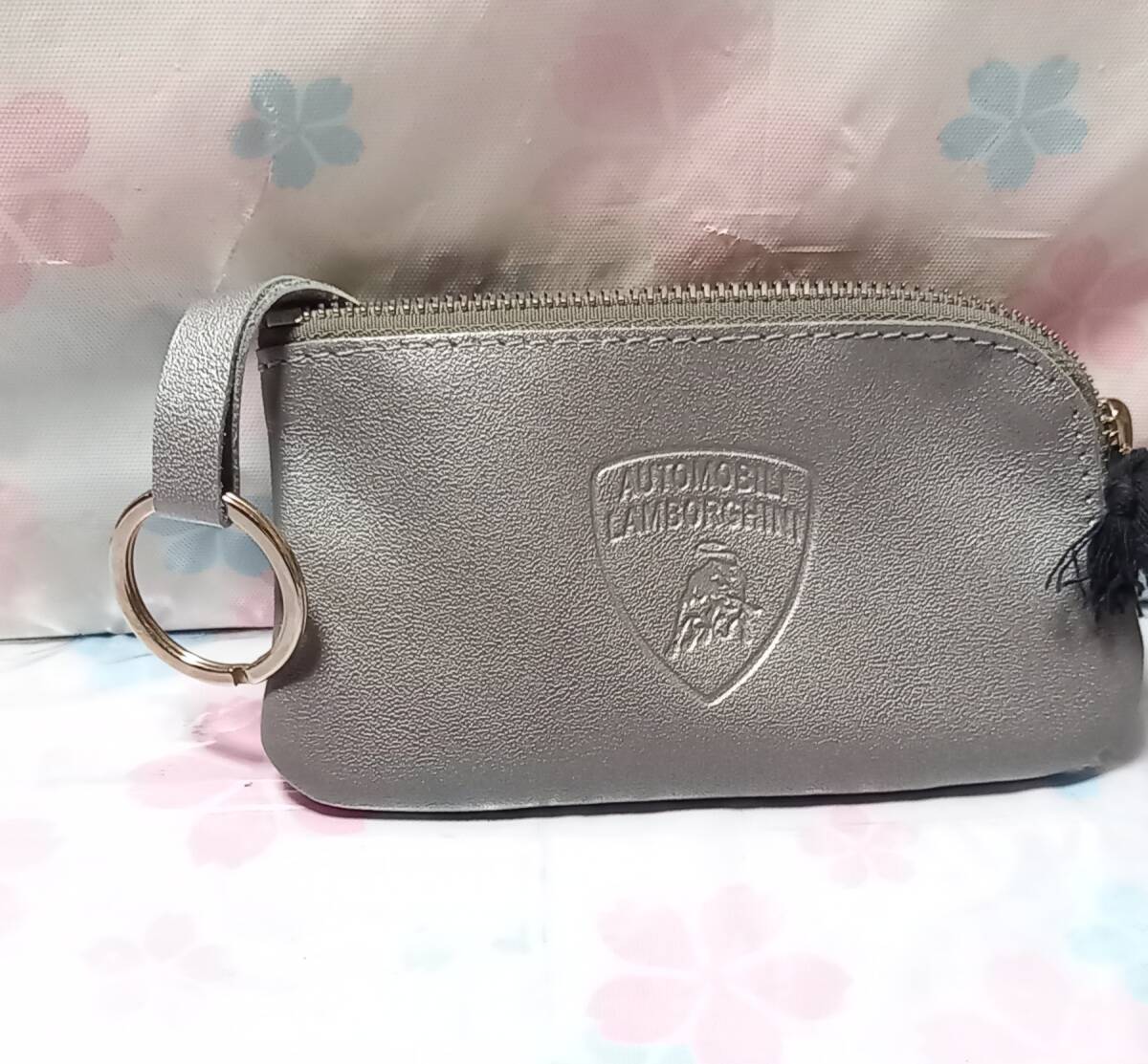 ノベルティ　非売品　LAMBORGHINI　ランボルギーニ　キーケース　ミニポーチ　コインケース　小物入れ　小銭入れ_画像3