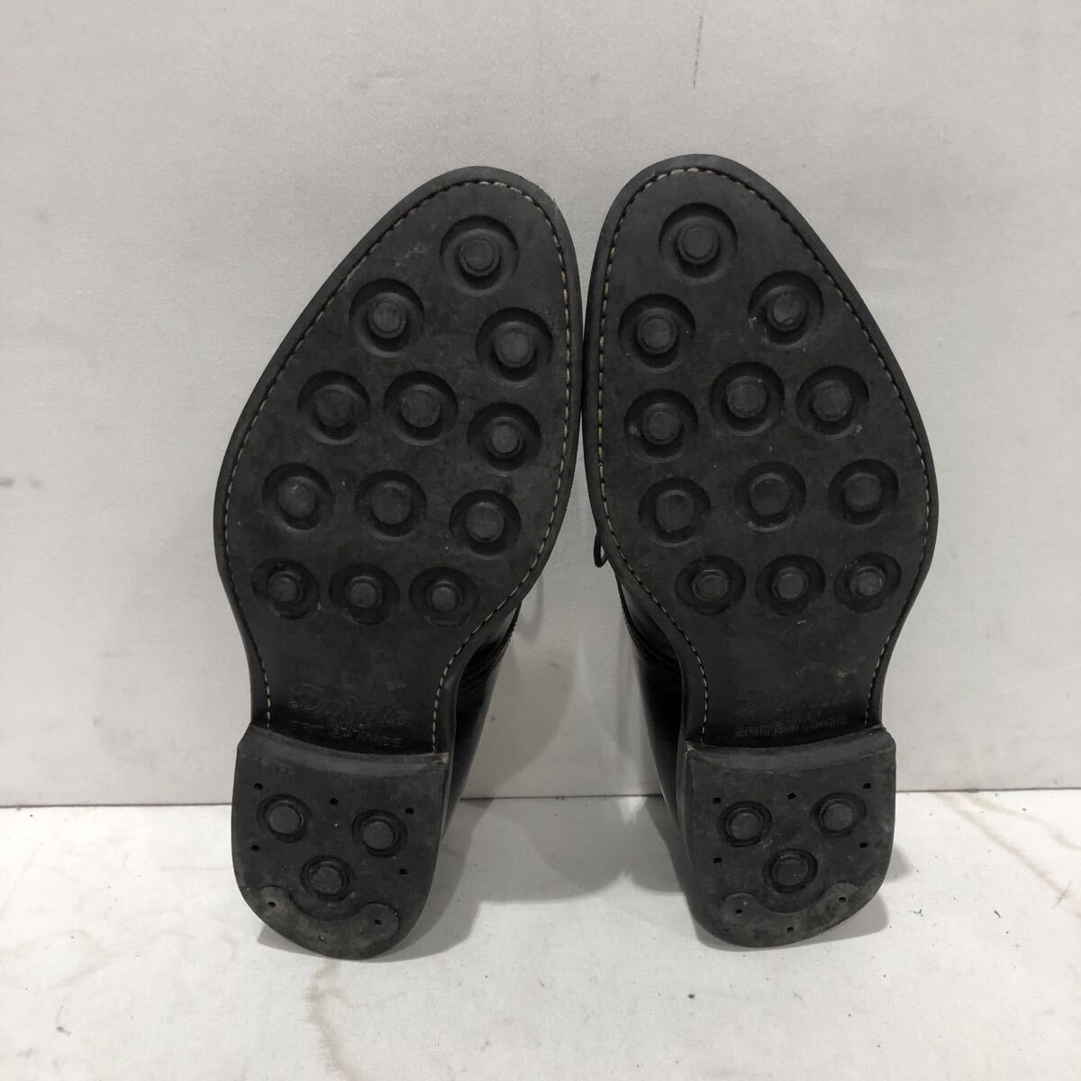 ts20250921【JALAN　SRIWIJAYA】ジャラン スリウァヤ　98313 BORDO HI SHINE Ｖチップ ハイシャインレザー ダイナイトソール ブラウン_画像5