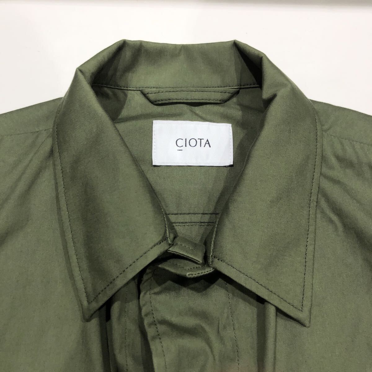 ts20250929【CIOTA】シオタ スビンコットンウェザージャングルファティーグジャケット ミリタリージャケット カーキ コットン JKLM-113M_画像7