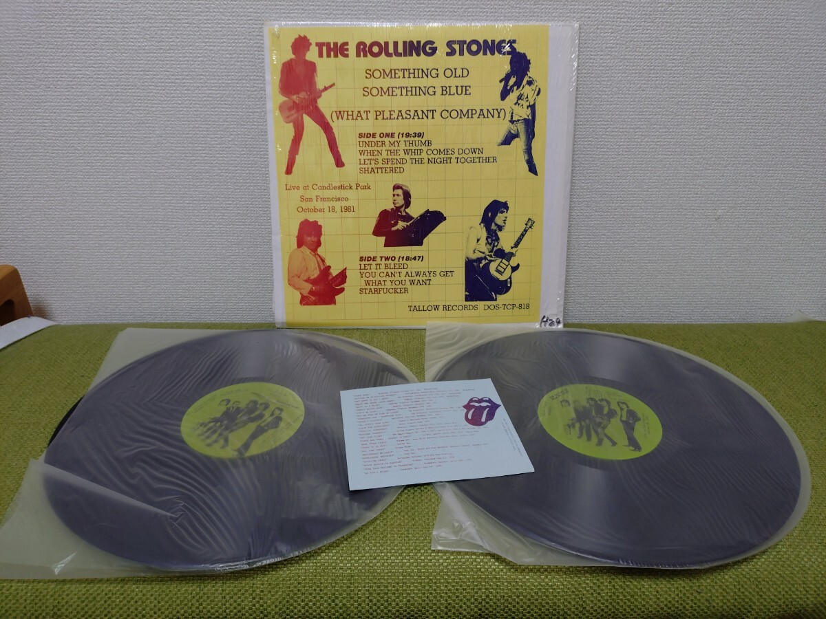 ★ THE ROLLING STONES★Something Old Something Blue (What Pleasant Company）+Tie Me Down Or Turn Me Loose★中古LP★2枚組★合体版