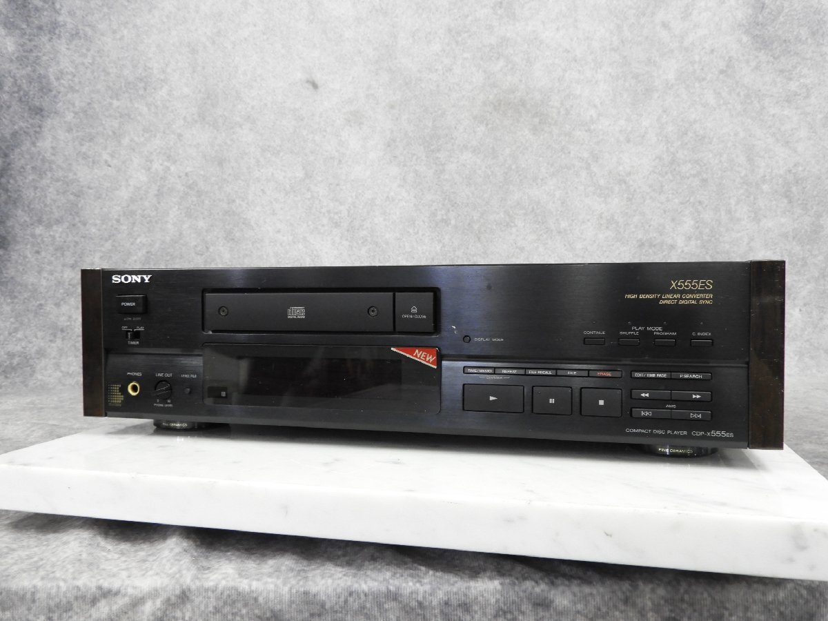 【C】SONY CDP-X555ES CDデッキ ソニー 3123099