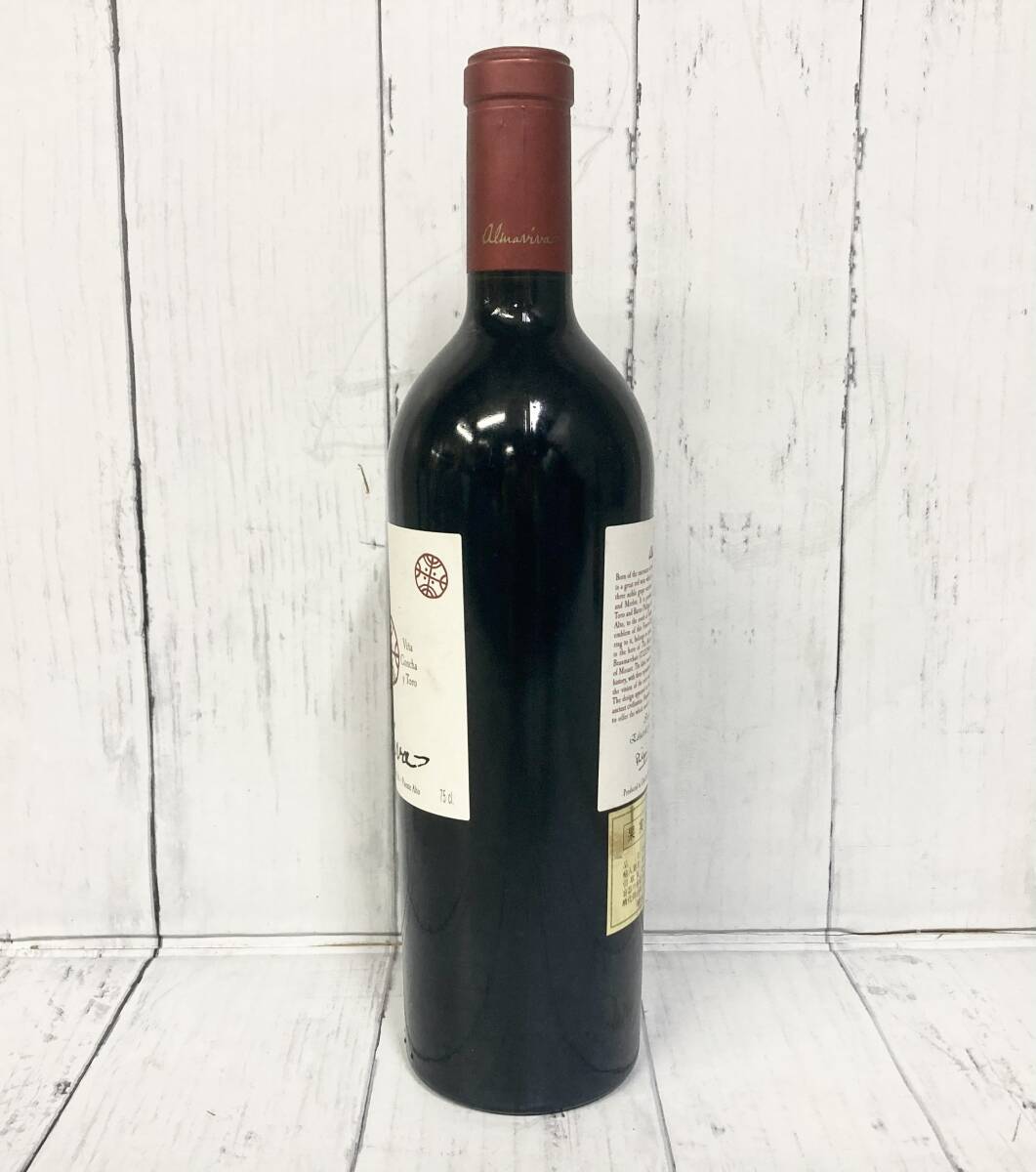 ☆格安売切☆蔵出し!未開栓「アルマヴィーヴァ」1996年 ヴィンテージワイン 750ml 13.5度 赤ワイン 当時物 チリ産 Almaviva_画像4