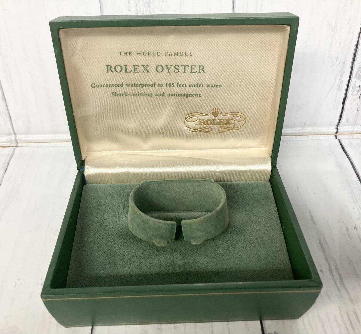 ☆格安売切☆希少！ROLEX ロレックス OYSTER オイスター 純正ボックス 1960's ヴィンテージ 當(dāng)時(shí)物 空箱 グリーン 內(nèi)箱 外箱 時(shí)計(jì) ケース
