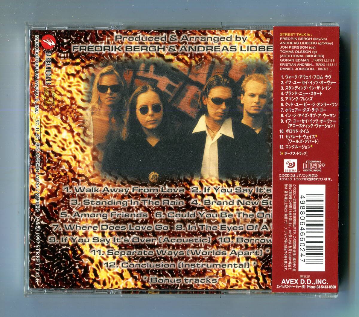 Street Talk ストリート・トーク - Collaboration コラボレーション 日本盤 帯付 廃盤 AOR 北欧メロディアスハード 入手困難_画像2