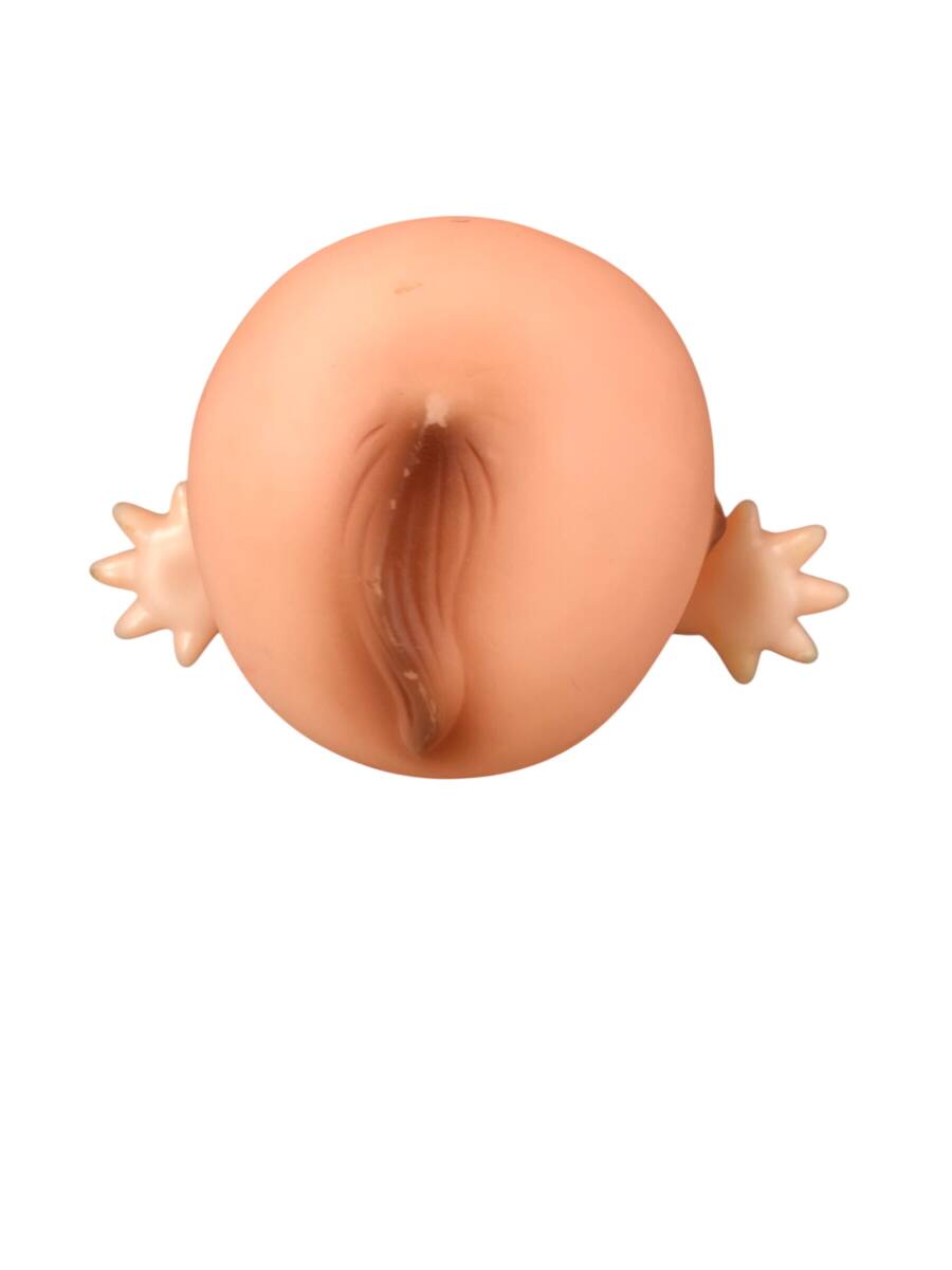 25R331 1 ワリコー リッキー キューピー 2體セット 貯金箱 ソフビ人形 昭和 レトロ 中古品 