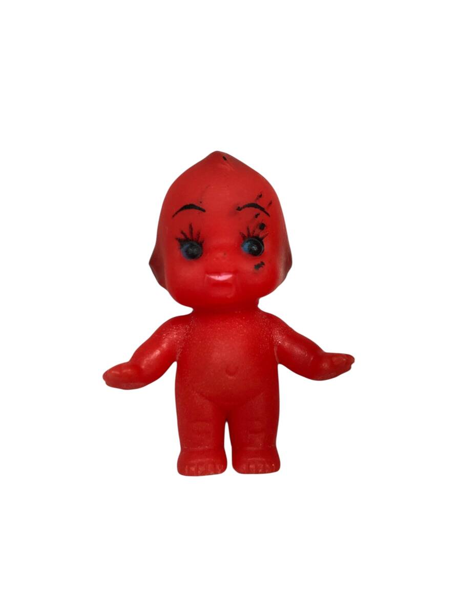 25R331 1 ワリコー リッキー キューピー 2體セット 貯金箱 ソフビ人形 昭和 レトロ 中古品 