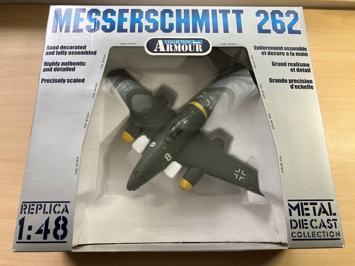メッサーシュミット MESSERSCHMITT 262 ドイツ軍エース ヴァルター・ノヴォトニー Walter Nowi Nowotny 258機撃墜 ARMOUR 金属 1/48_画像2